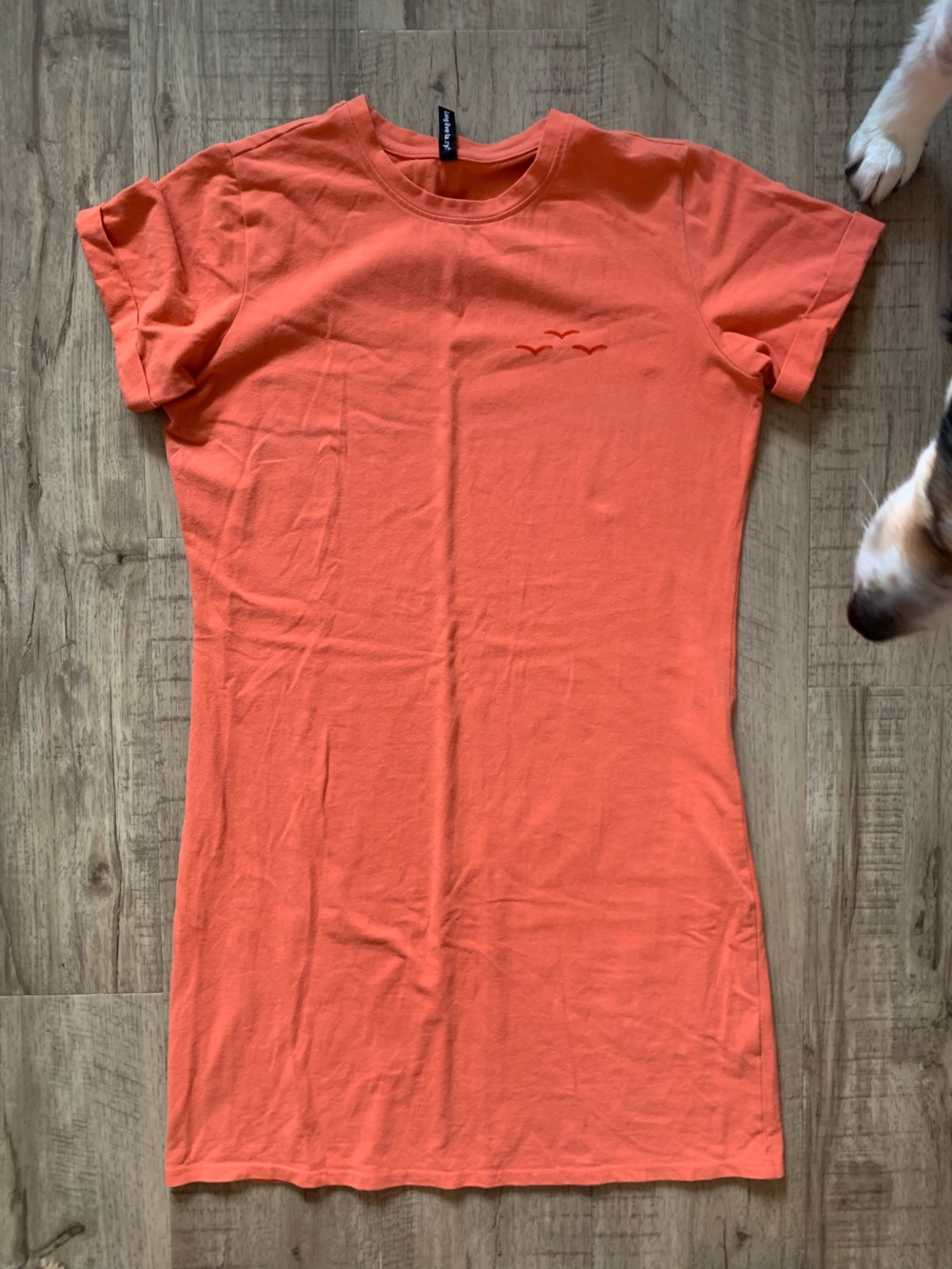 Lazypants Coral Cotton Dress
